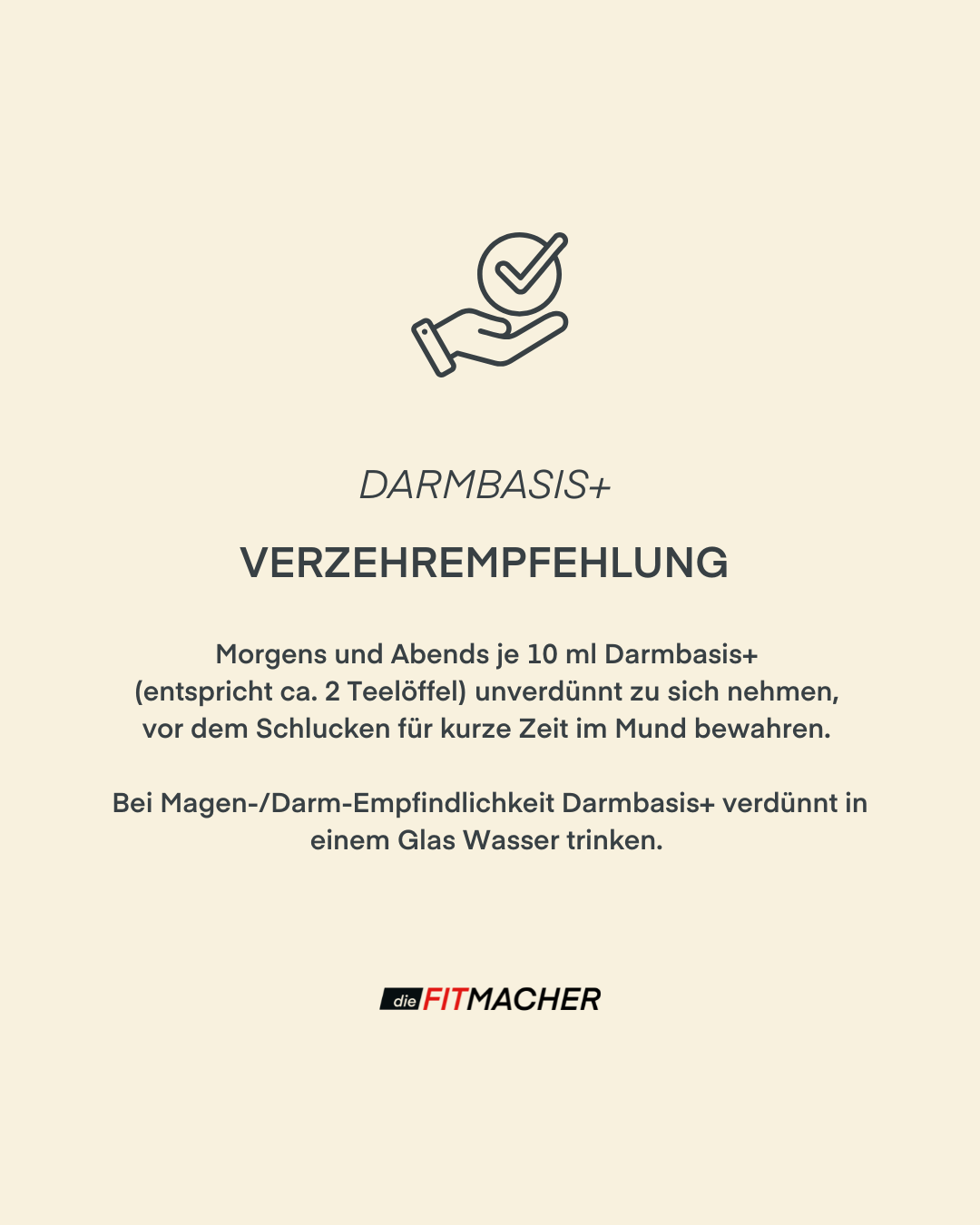 Darmasis+ Verzehrempfehlung