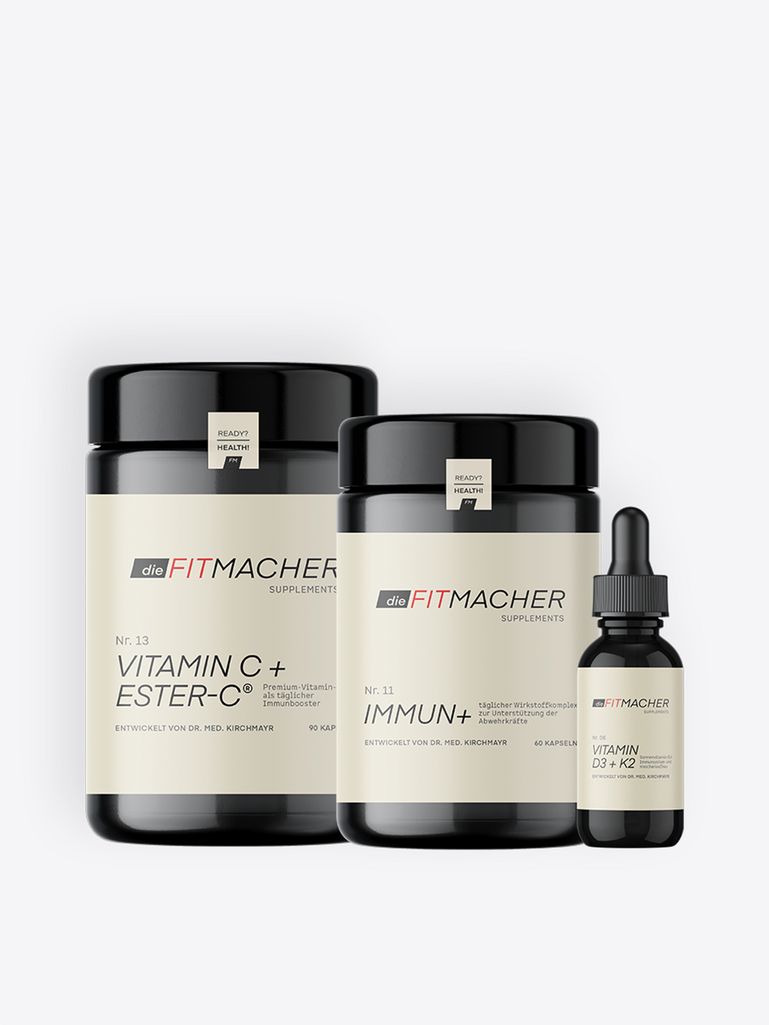 Vitamin C + Ester-C, Immun+ und Vitamin D3 + K2