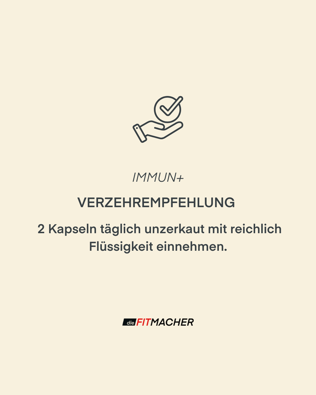 Immun+ Verzehrempfehlung