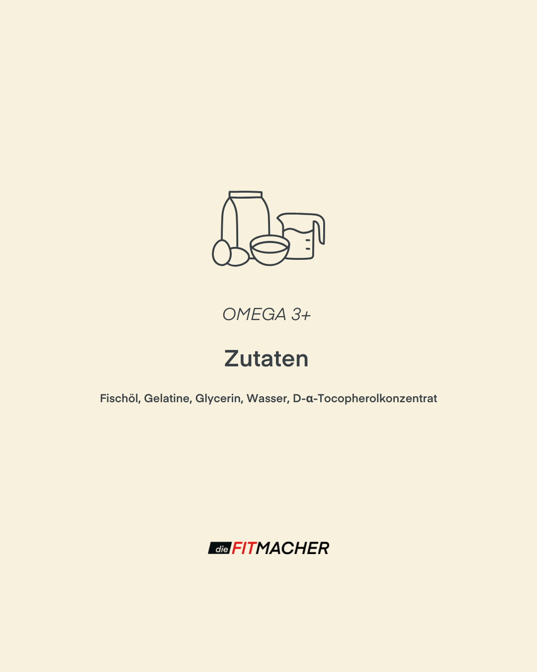 Omega 3+ Zutaten