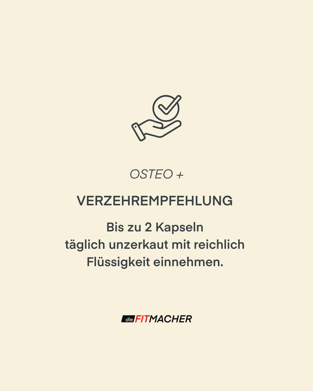 Osteo Verzehrempfehlung
