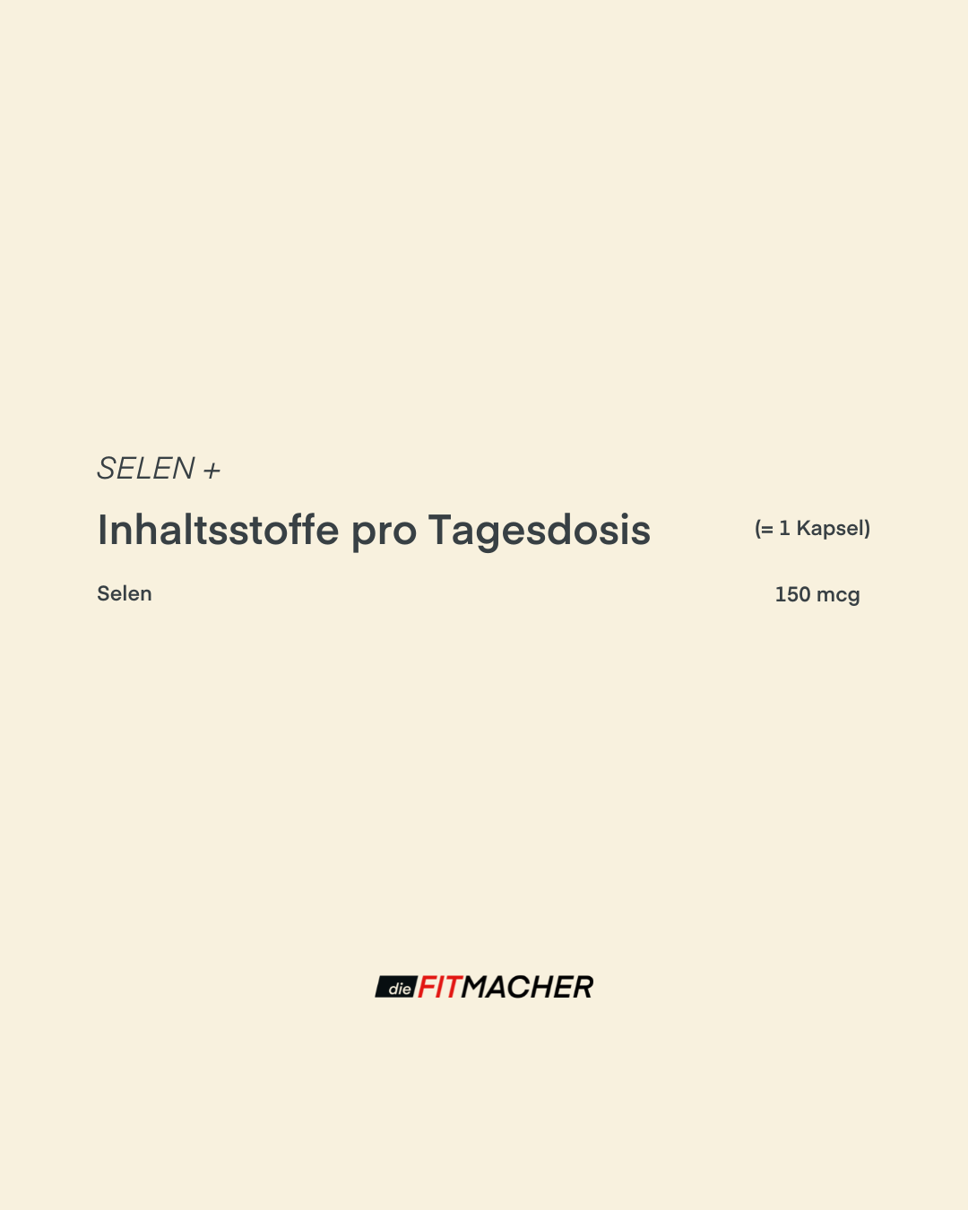 Selen+ Inhaltsstoffe