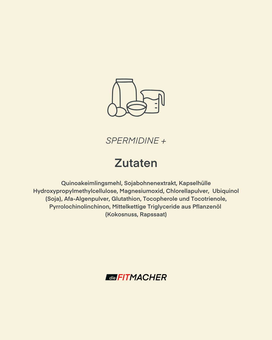 Spermidine+ Zutaten