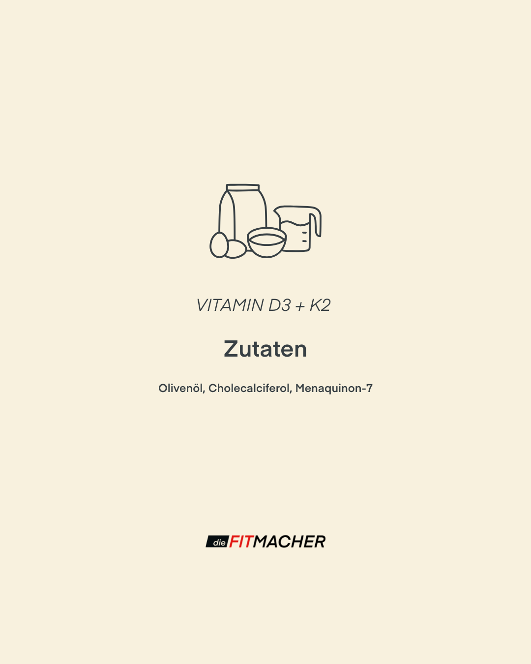 VitaminD3+K2 Zutaten