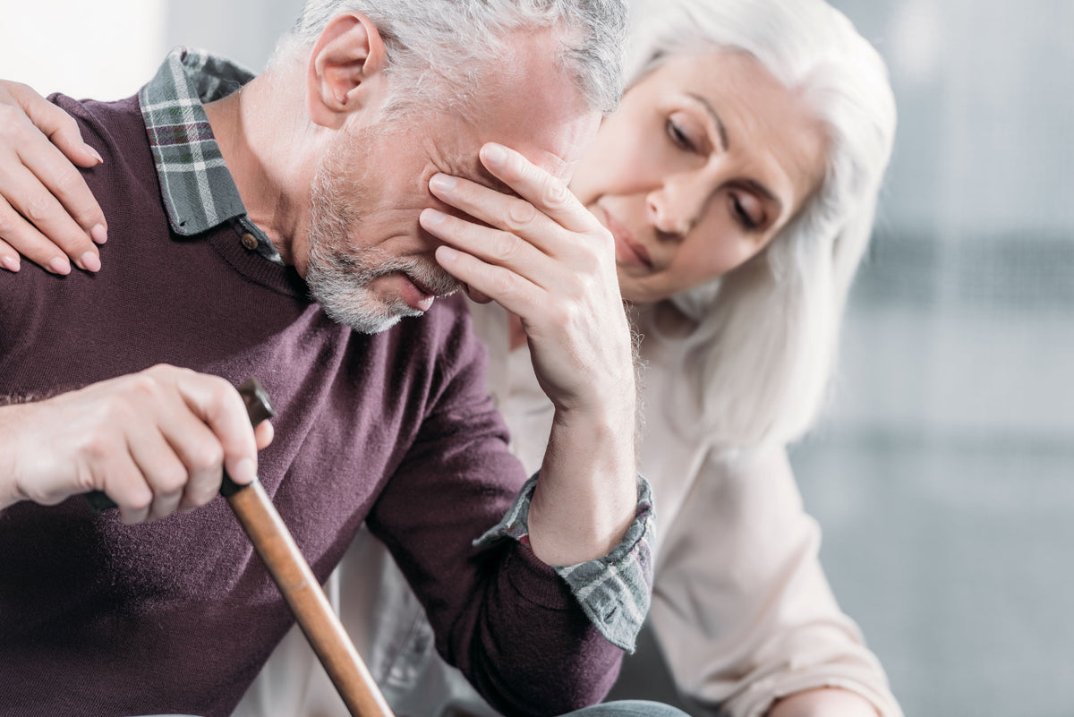 ältere Mann und Frau