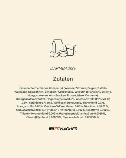Darmbasis+ Zutaten