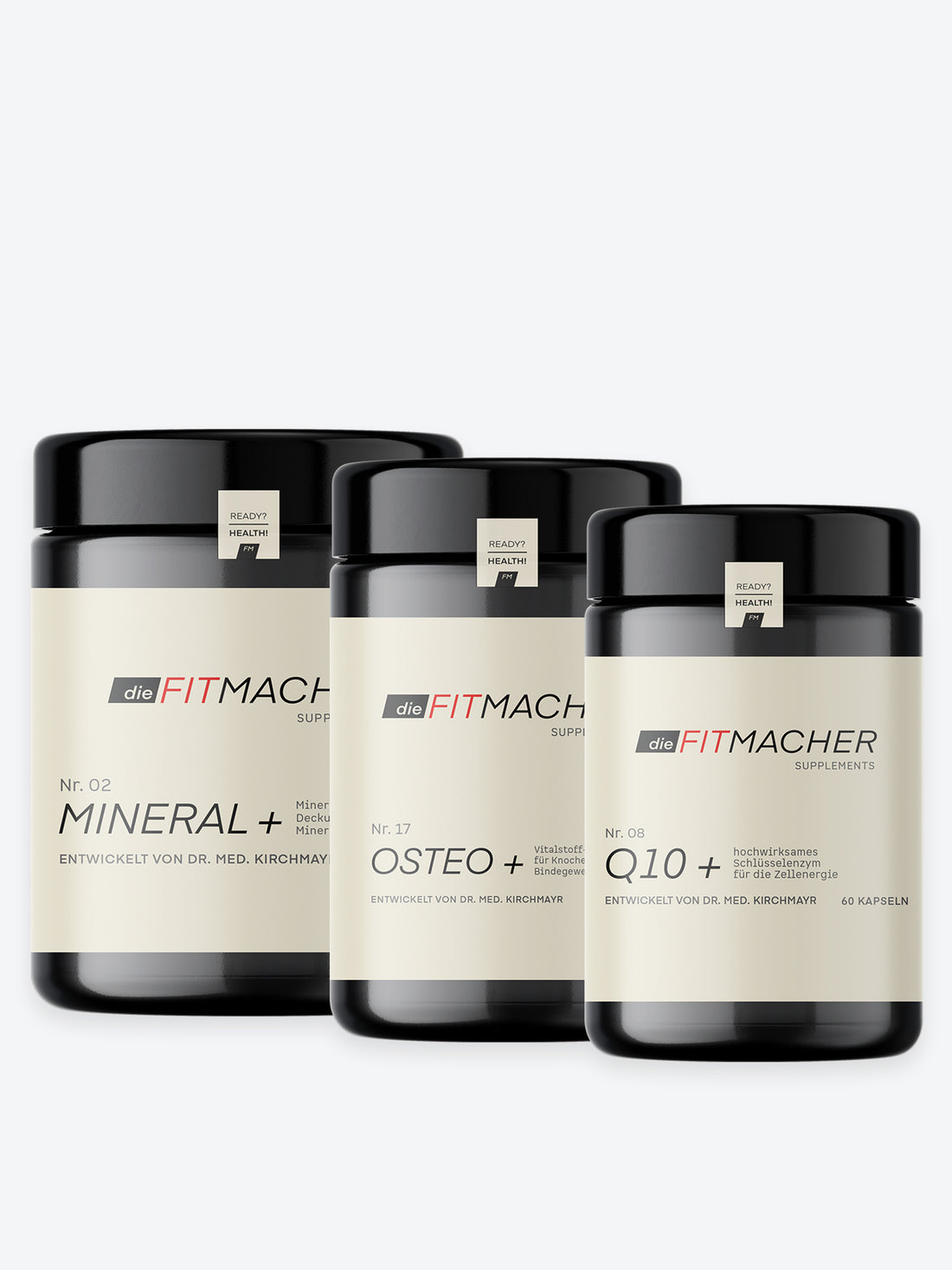 Mineral+, Osteo+, Q10+