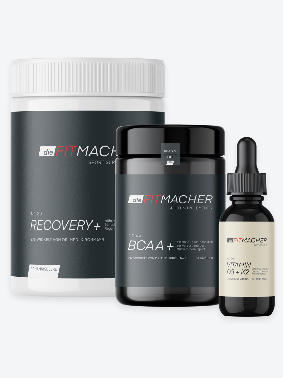 Recovery+, BCAA+, Vitamin D3+K2