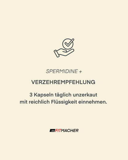 Spermidine+ Verzehrsempfehlung